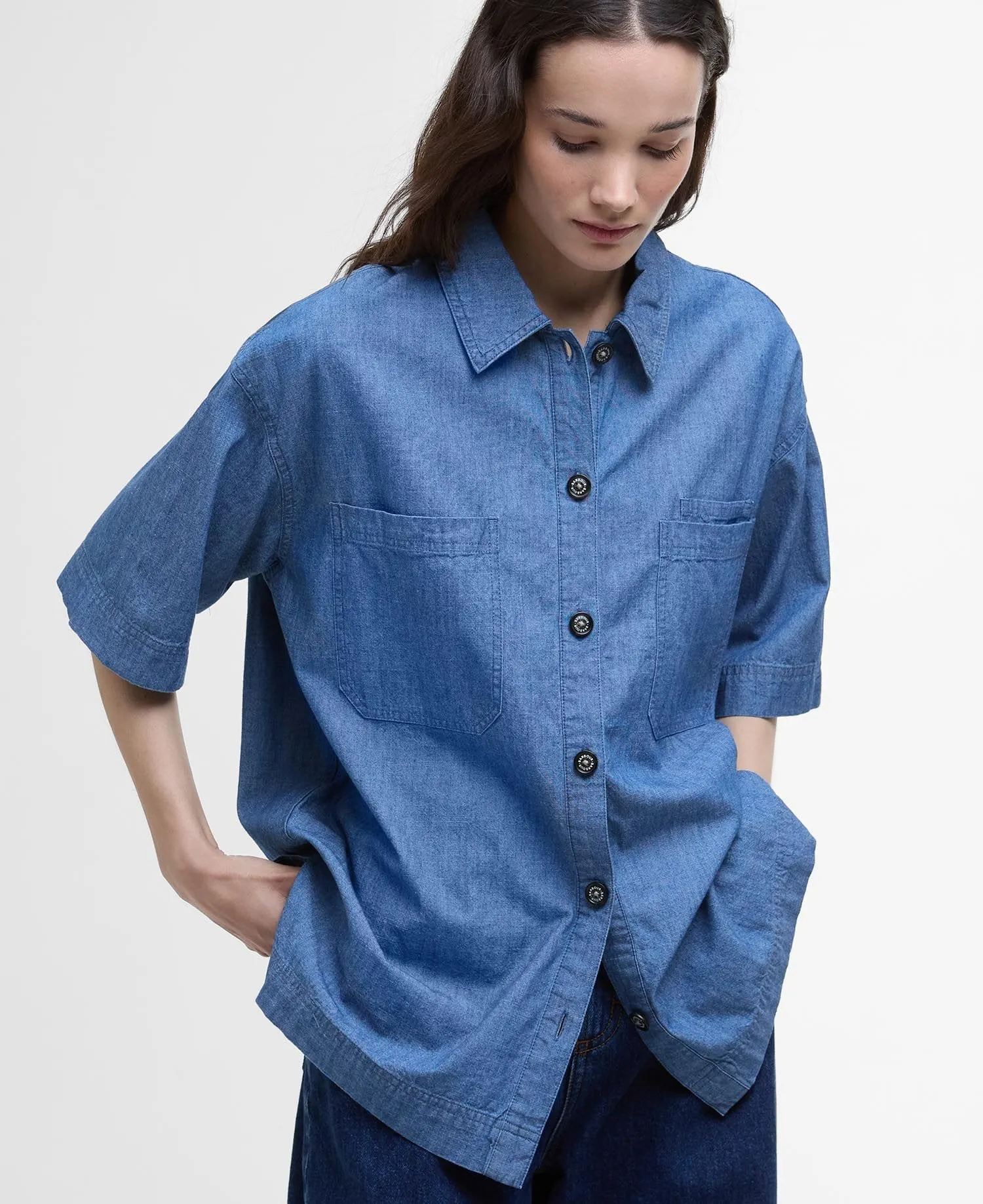 Barbour Melanie Oversized  Short Sleeve Shirt