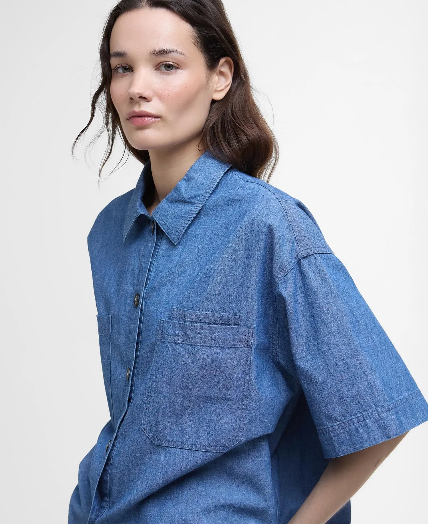 Barbour Melanie Oversized  Short Sleeve Shirt