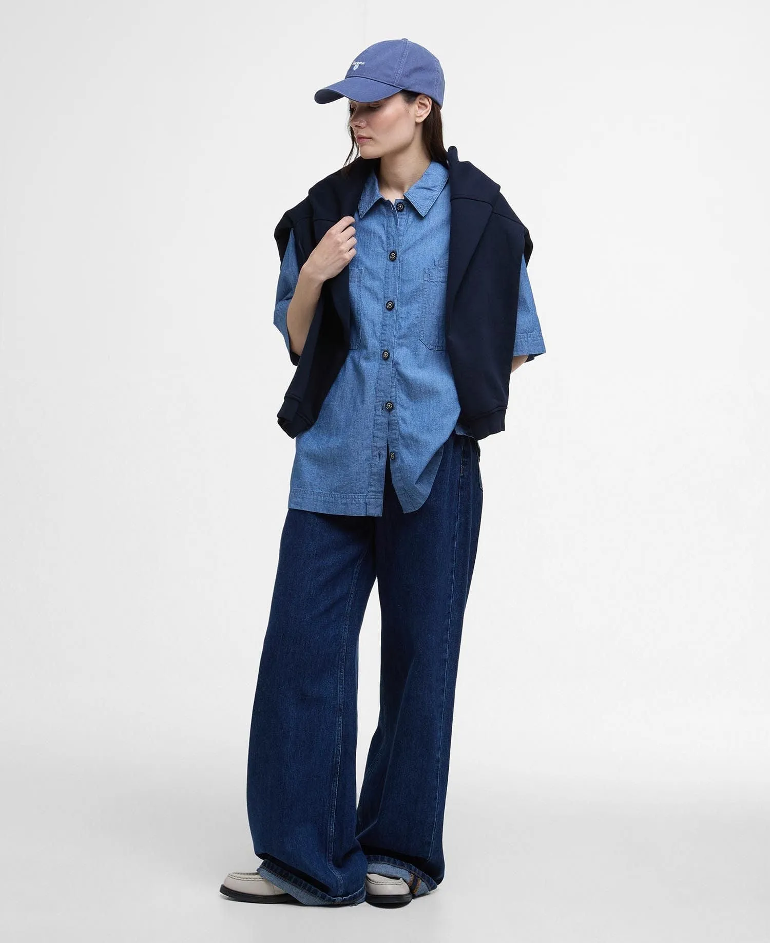 Barbour Melanie Oversized  Short Sleeve Shirt