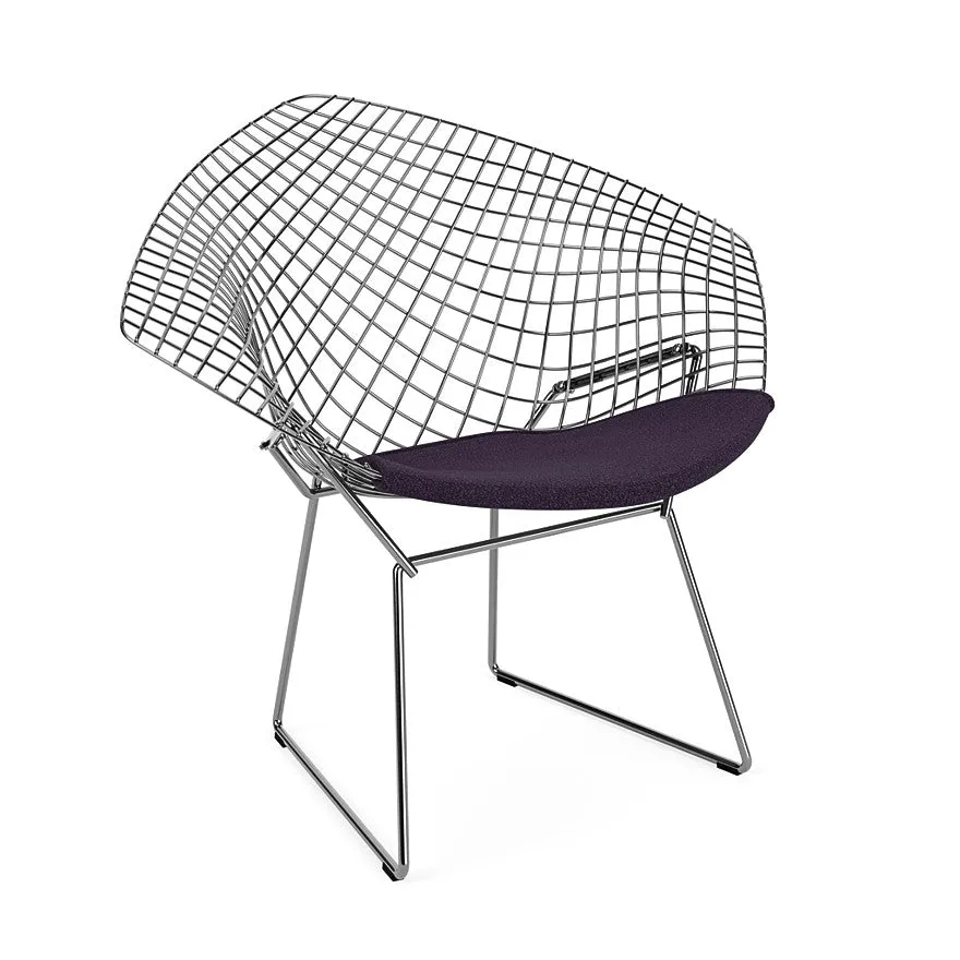 Bertoia “Diamond” Armchair With Seat Pad
