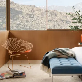 Bertoia “Diamond” Armchair With Seat Pad
