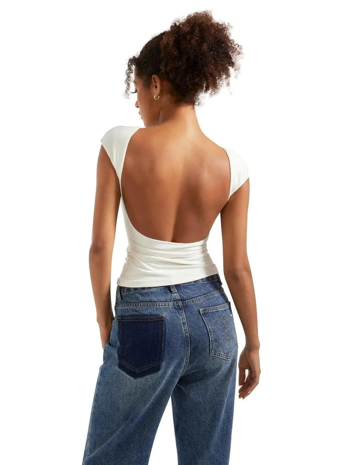 Buttery Soft Backless Shirt