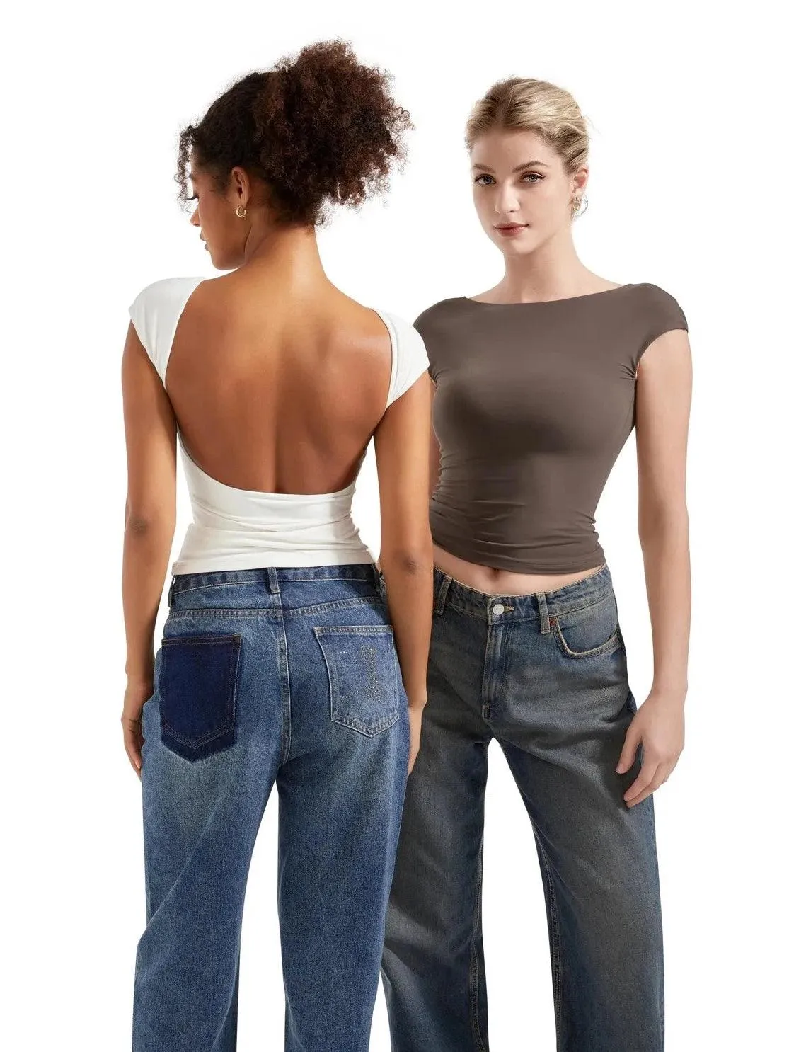 Buttery Soft Backless Shirt