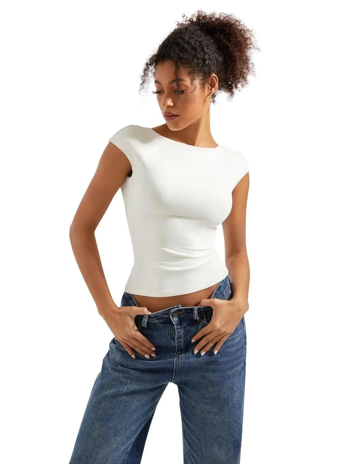 Buttery Soft Backless Shirt