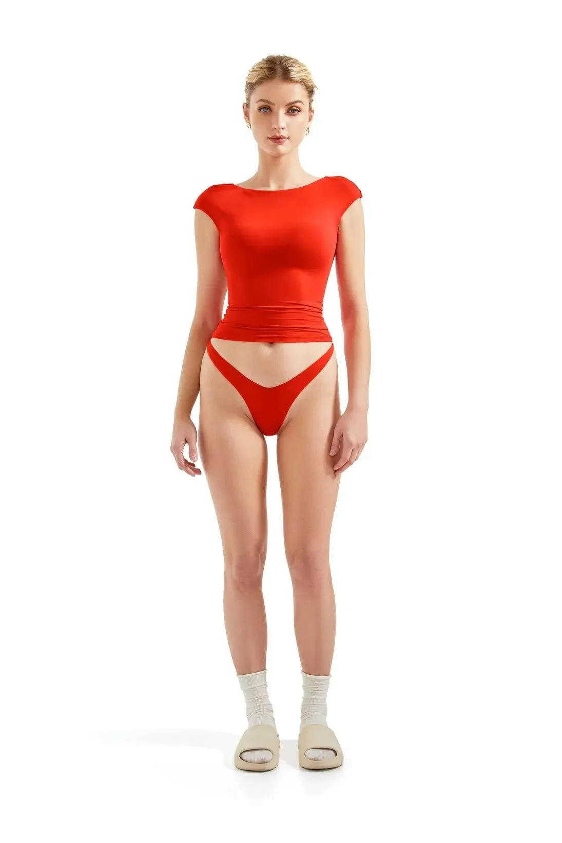 Buttery Soft Backless Shirt