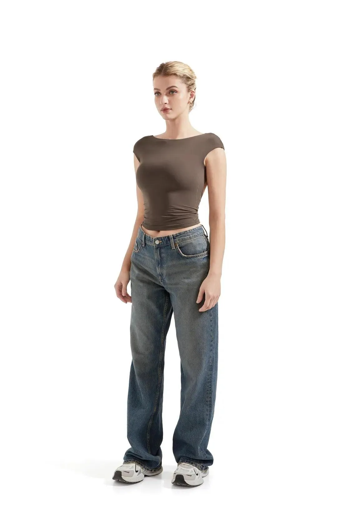 Buttery Soft Backless Shirt