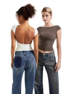 Buttery Soft Backless Shirt