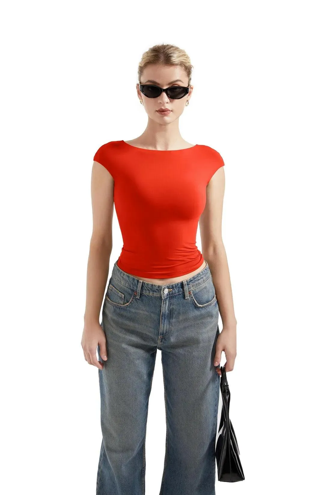 Buttery Soft Backless Shirt