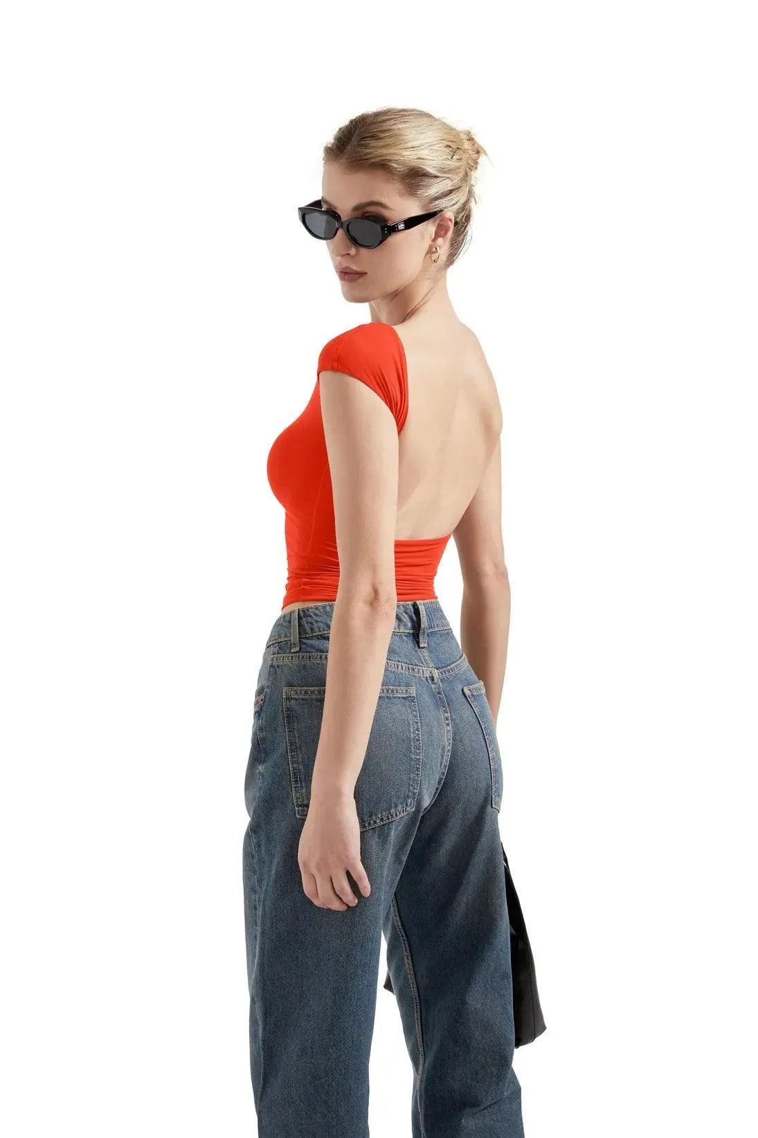 Buttery Soft Backless Shirt
