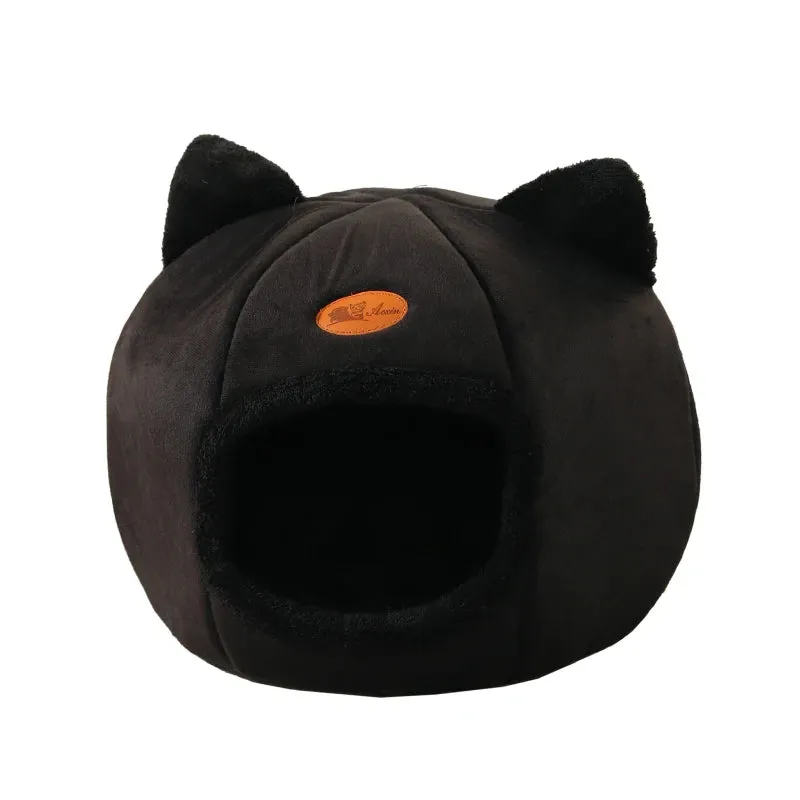 Cat Bed Basket Small Dog House  Pets Tent Cozy Cave Nest Indoor
