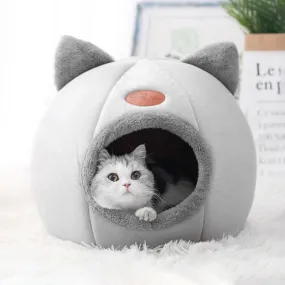 Cat Bed Basket Small Dog House  Pets Tent Cozy Cave Nest Indoor