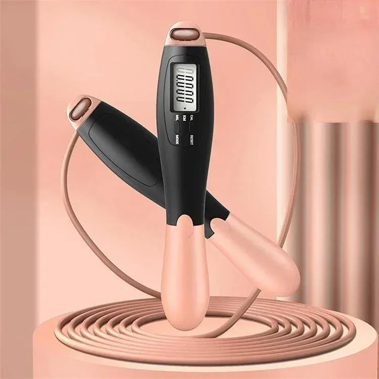 Counting Jump Rope ball Steel PVC Skipping Rope Exercise Adjustable Cordless jump rope Fitness gym Training Home Sport