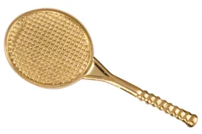 F10 Tennis Racket Tie Tack Lapel Pin