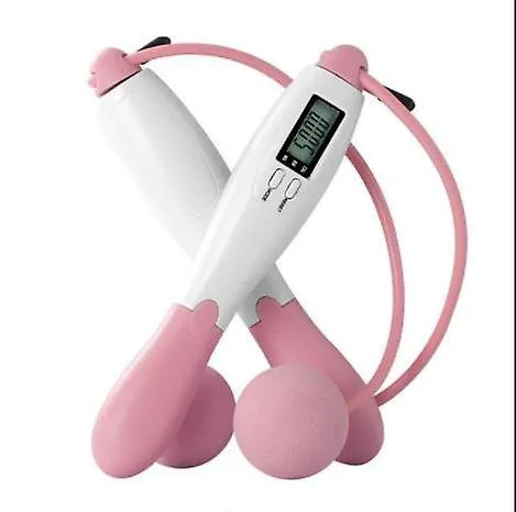 green Electronic counting skipping rope (cordless) for sports and fitness AZ17703