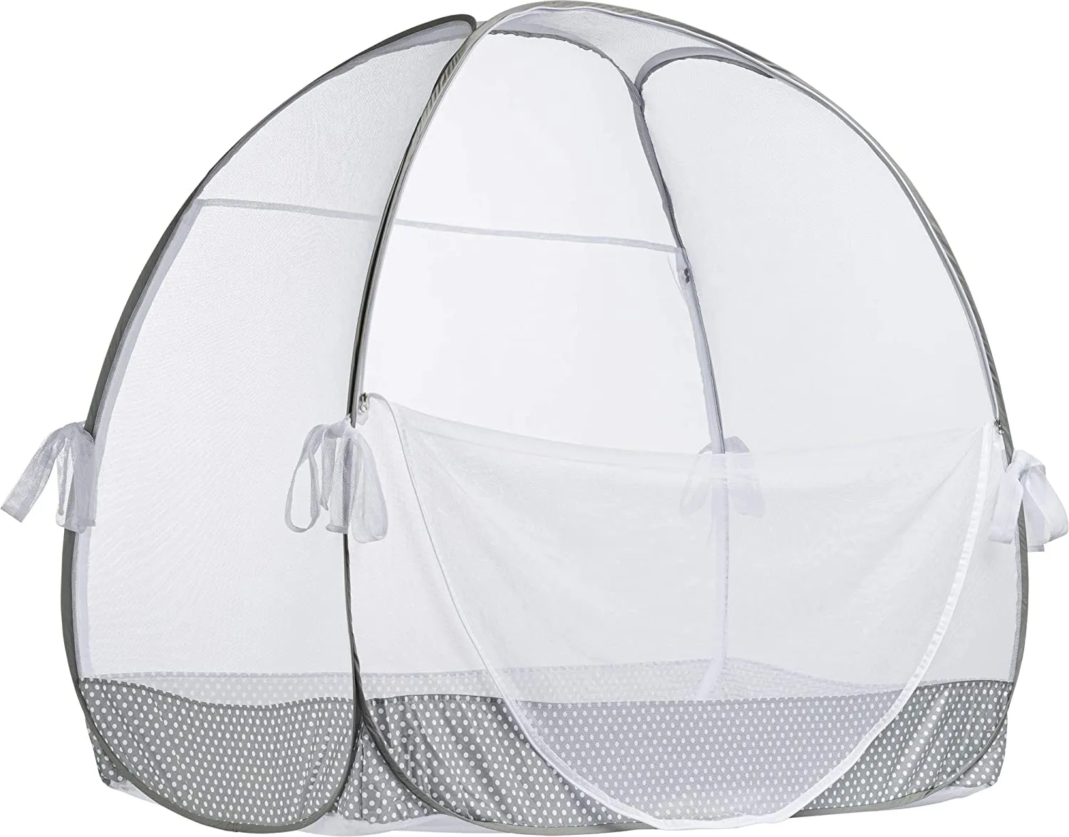 Green Frog 2-in-1 Baby Crib Safety Net and Pop-Up Tent