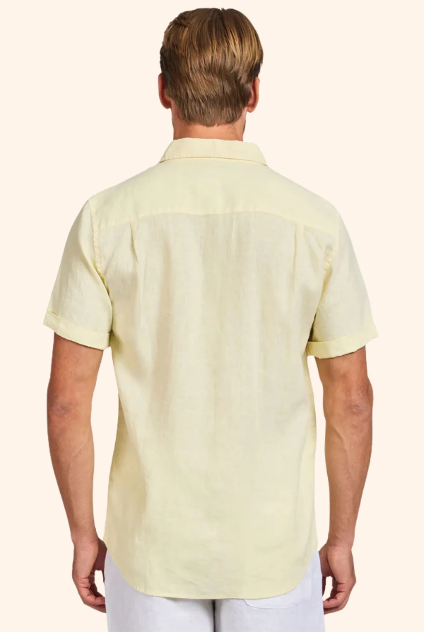Hampton Linen Shirt in Pine