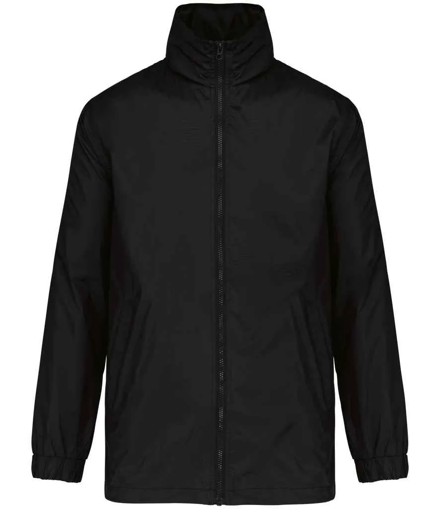 Kariban Lined Windbreaker Jacket | Black