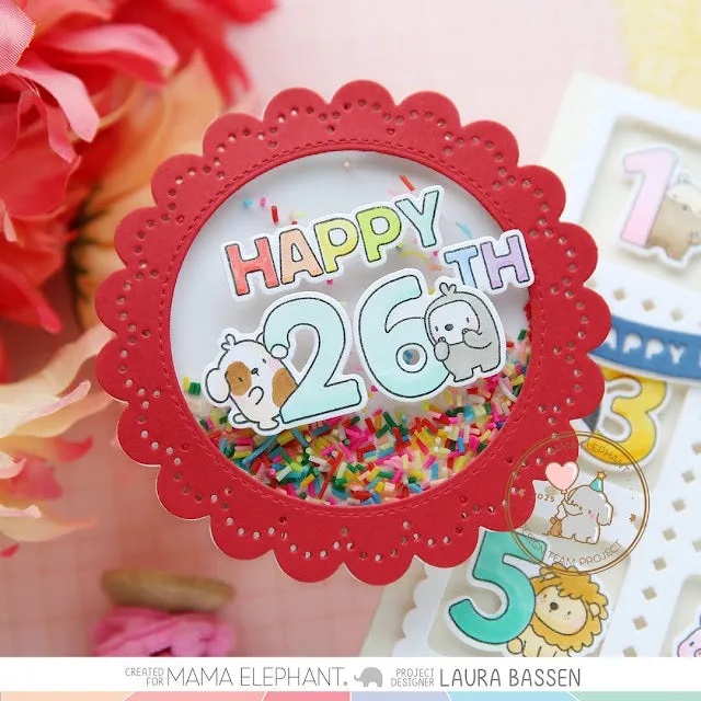 MAMA ELEPHANT: Counting Left | Stamp