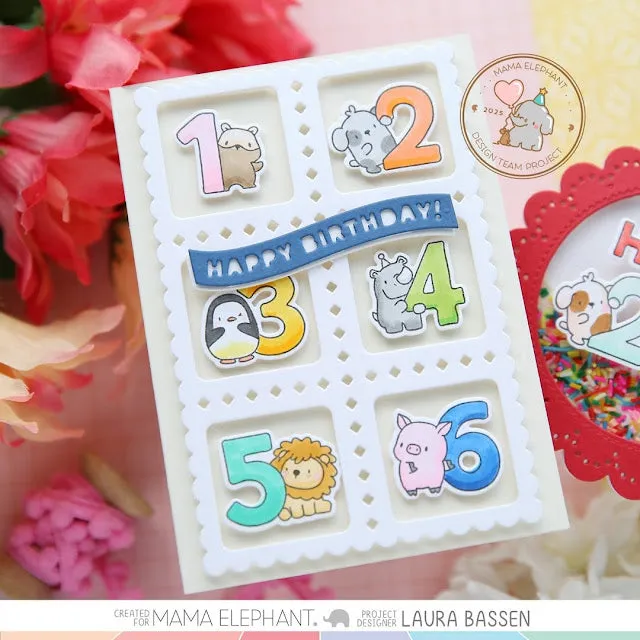 MAMA ELEPHANT: Counting Left | Stamp