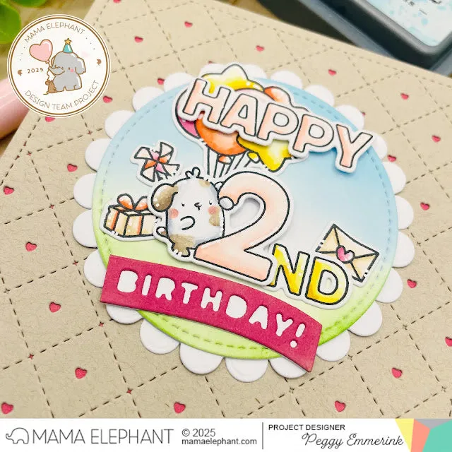 MAMA ELEPHANT: Counting Left | Stamp