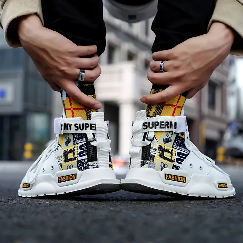 Men's High Top Couple Shoes