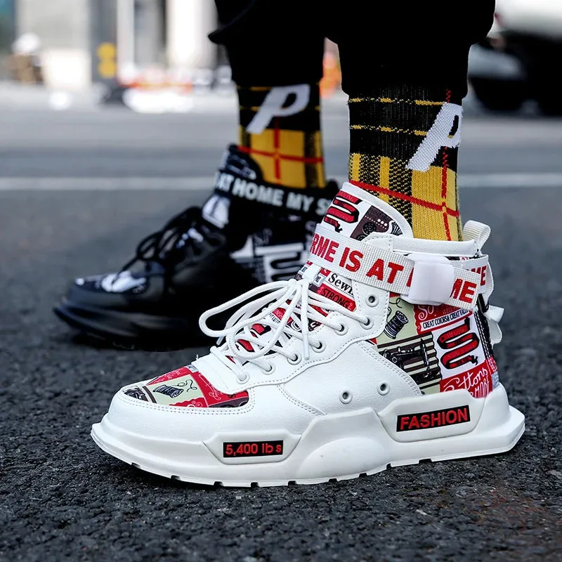 Men's High Top Couple Shoes