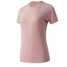 New Balance Relentless Crew Women's Running T'Shirt Saturn Pink