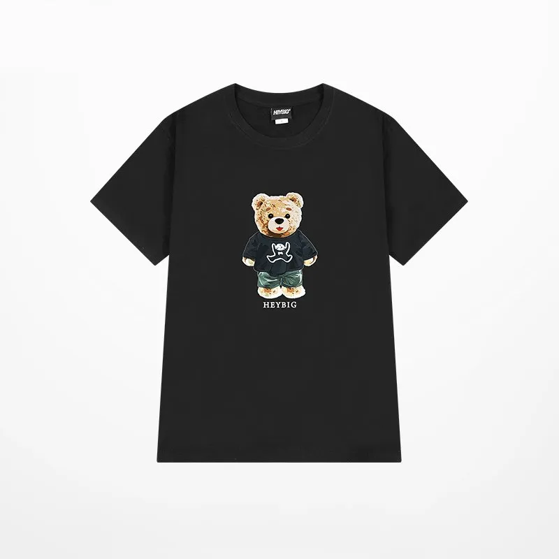 Original Design Oversize Cartoon Bear T-shirt
