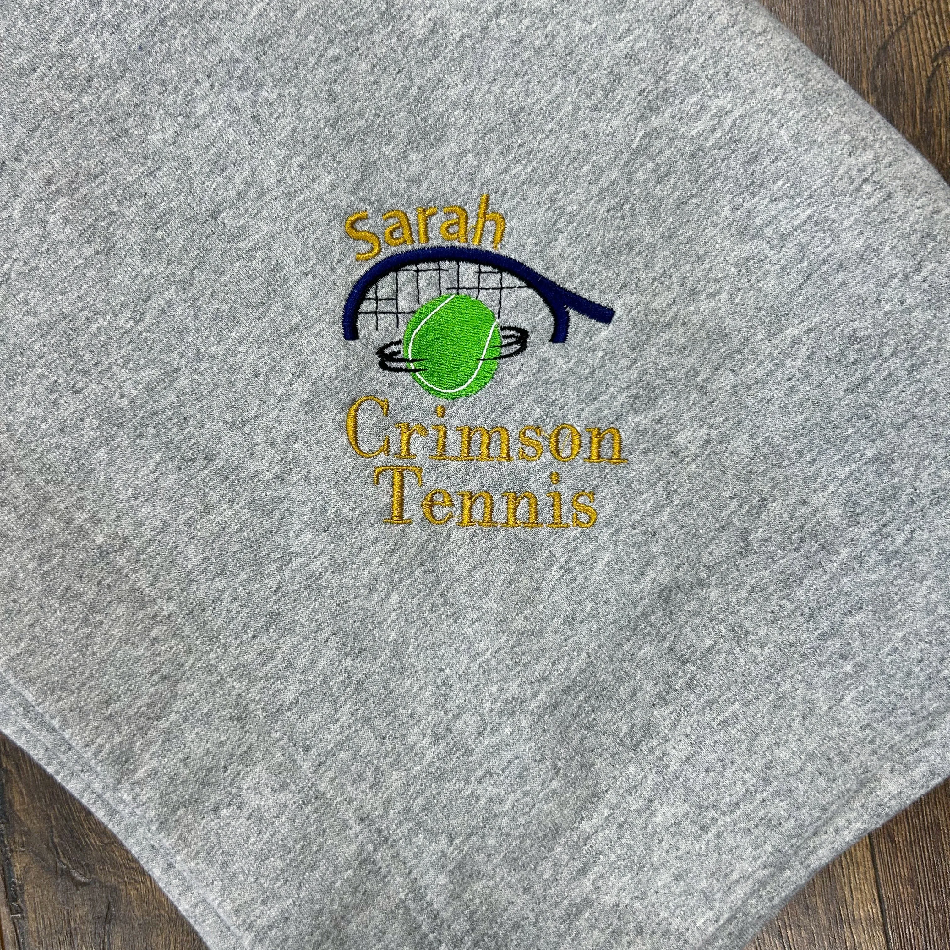 Personalized Tennis Team Stadium Blanket
