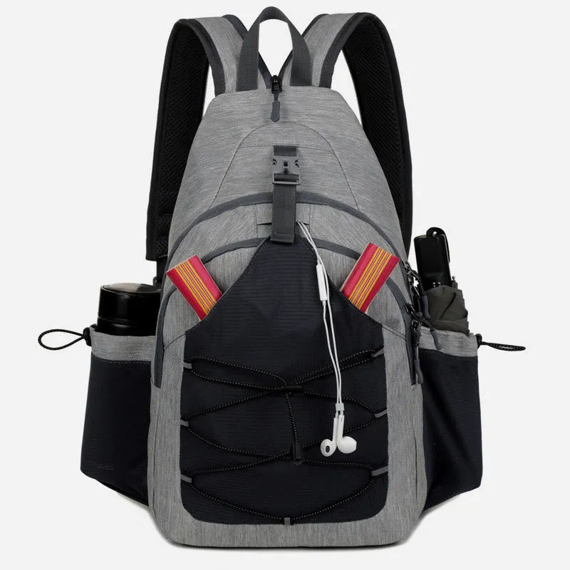 Pickleball Bag Backpack Adjustable Racketball Sling Bag Convertible Backpack