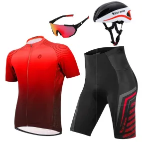Professional Cycling Set MTB Bike Clothing Racing Bicycle Clothes Uniform Summer Quick-dry Cycling Jersey Set