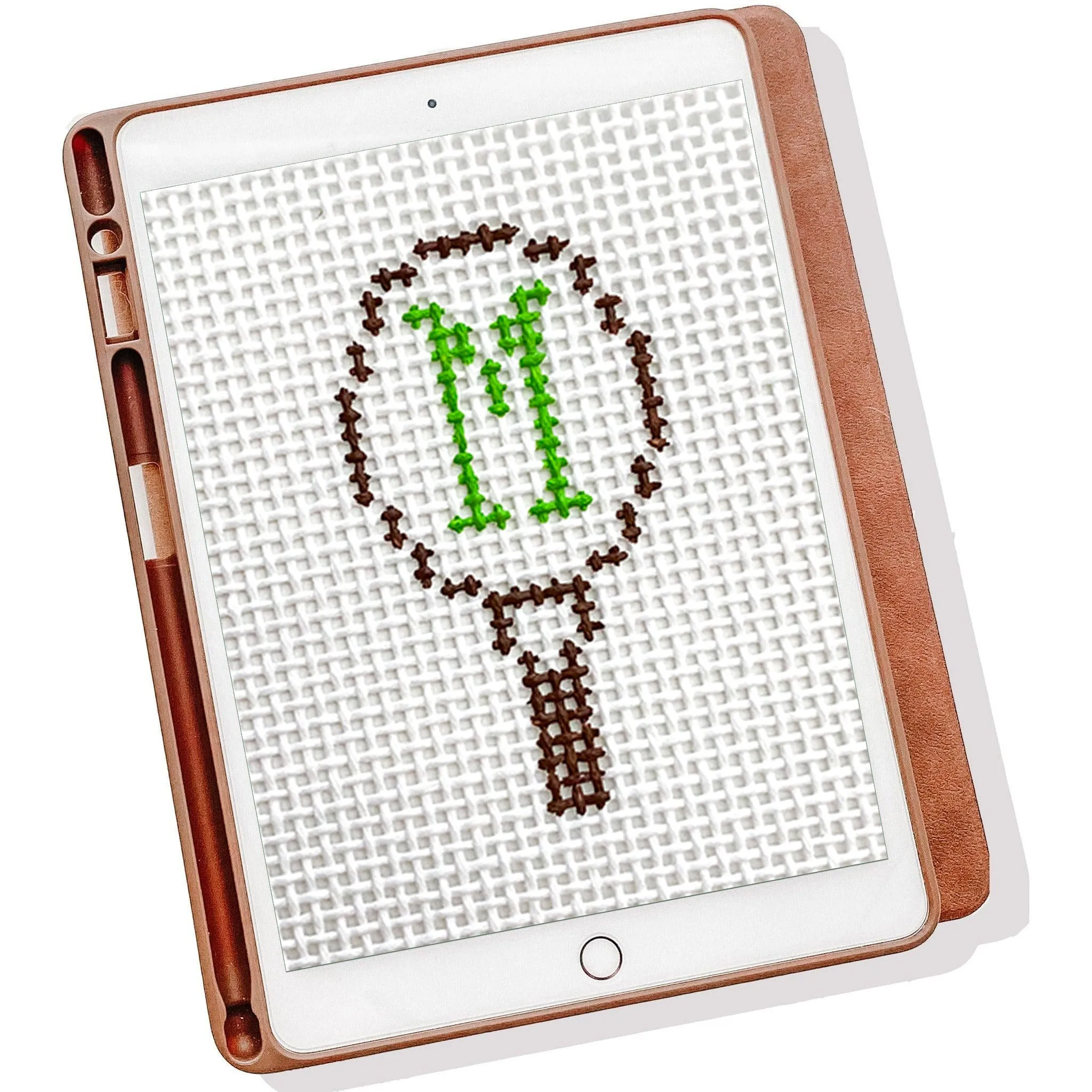 Racket Alphabet Needlepoint Chart - Digital Download