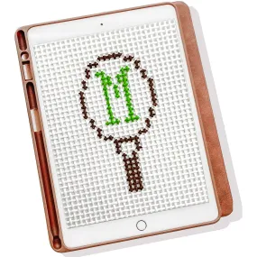 Racket Alphabet Needlepoint Chart - Digital Download