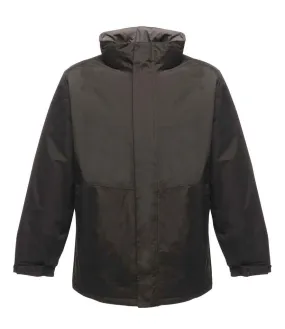 Regatta Beauford Waterproof Insulated Jacket | Black/Seal Grey