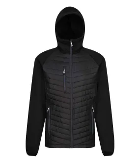 Regatta Navigate Hybrid Jacket | Black/Seal Grey