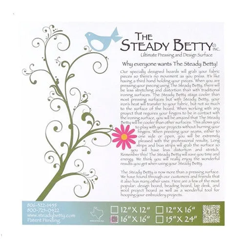 Steady Betty Pressing Surface 16" x 16"