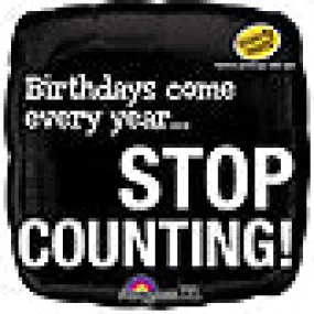 Stop Counting! Birthday Balloon
