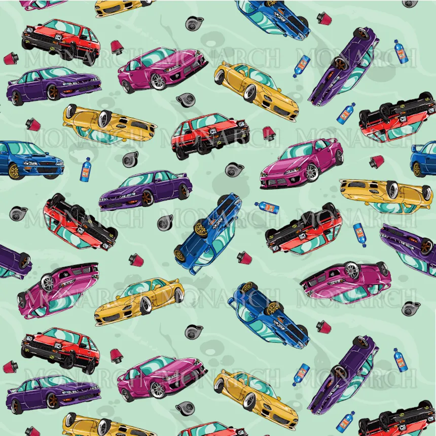 Wipe-Clean Change Mat | Turbo Charged