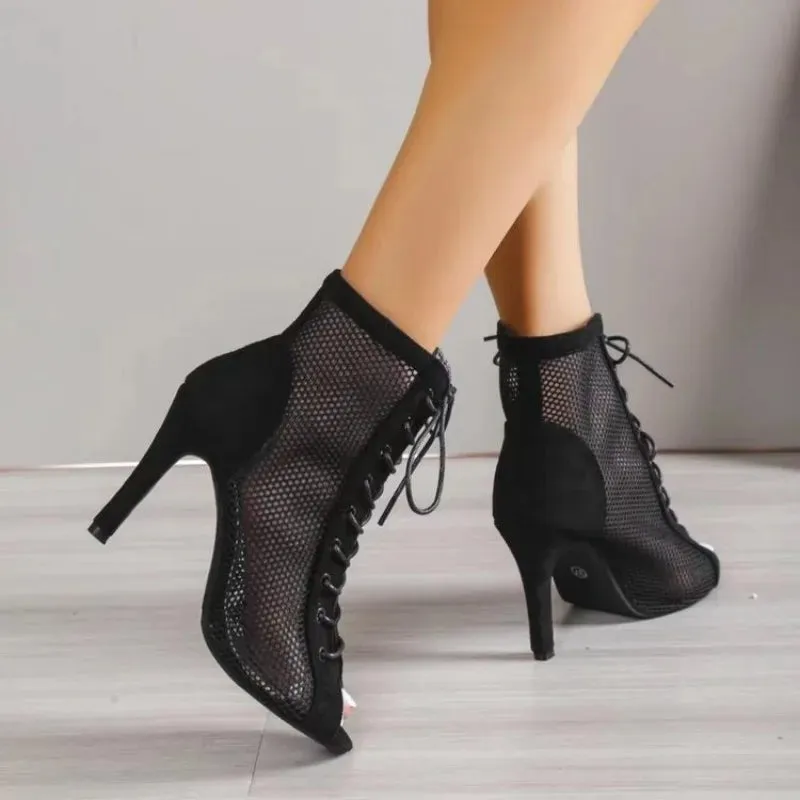 Women High Top Cutout Shoes