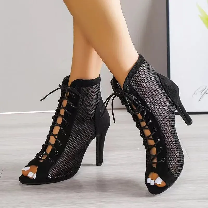 Women High Top Cutout Shoes