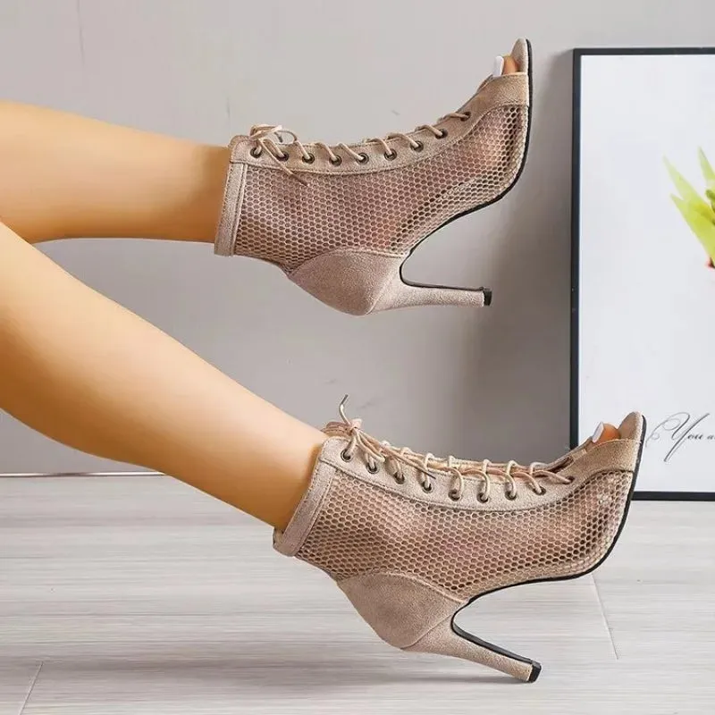 Women High Top Cutout Shoes